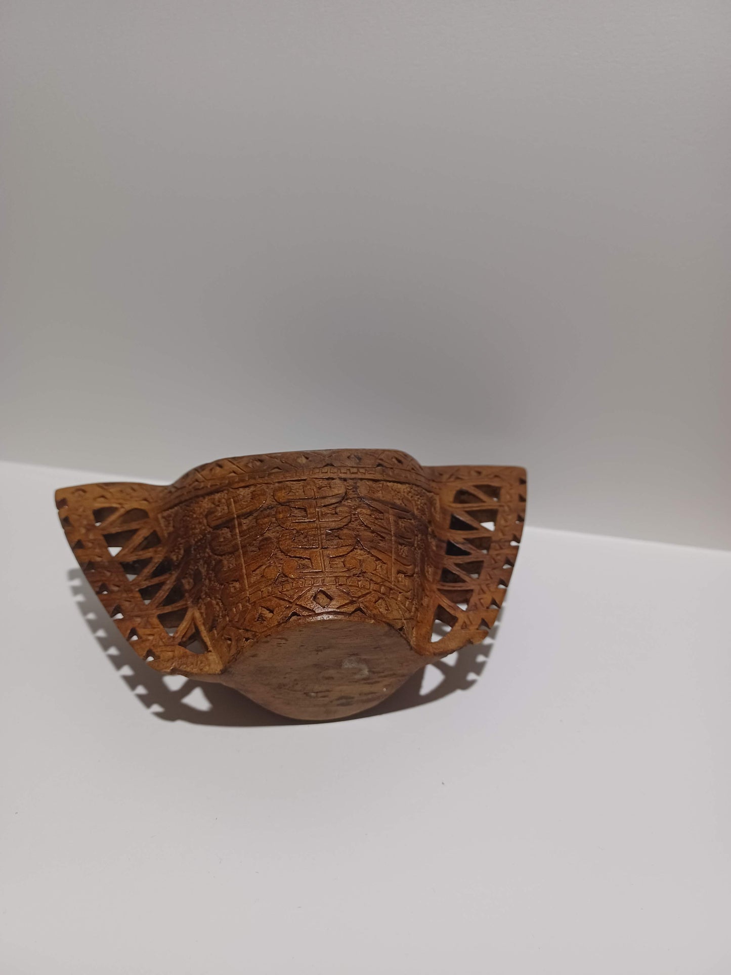 Vintage Yugoslavia Wood Carved Cup - Bowl N2YS31