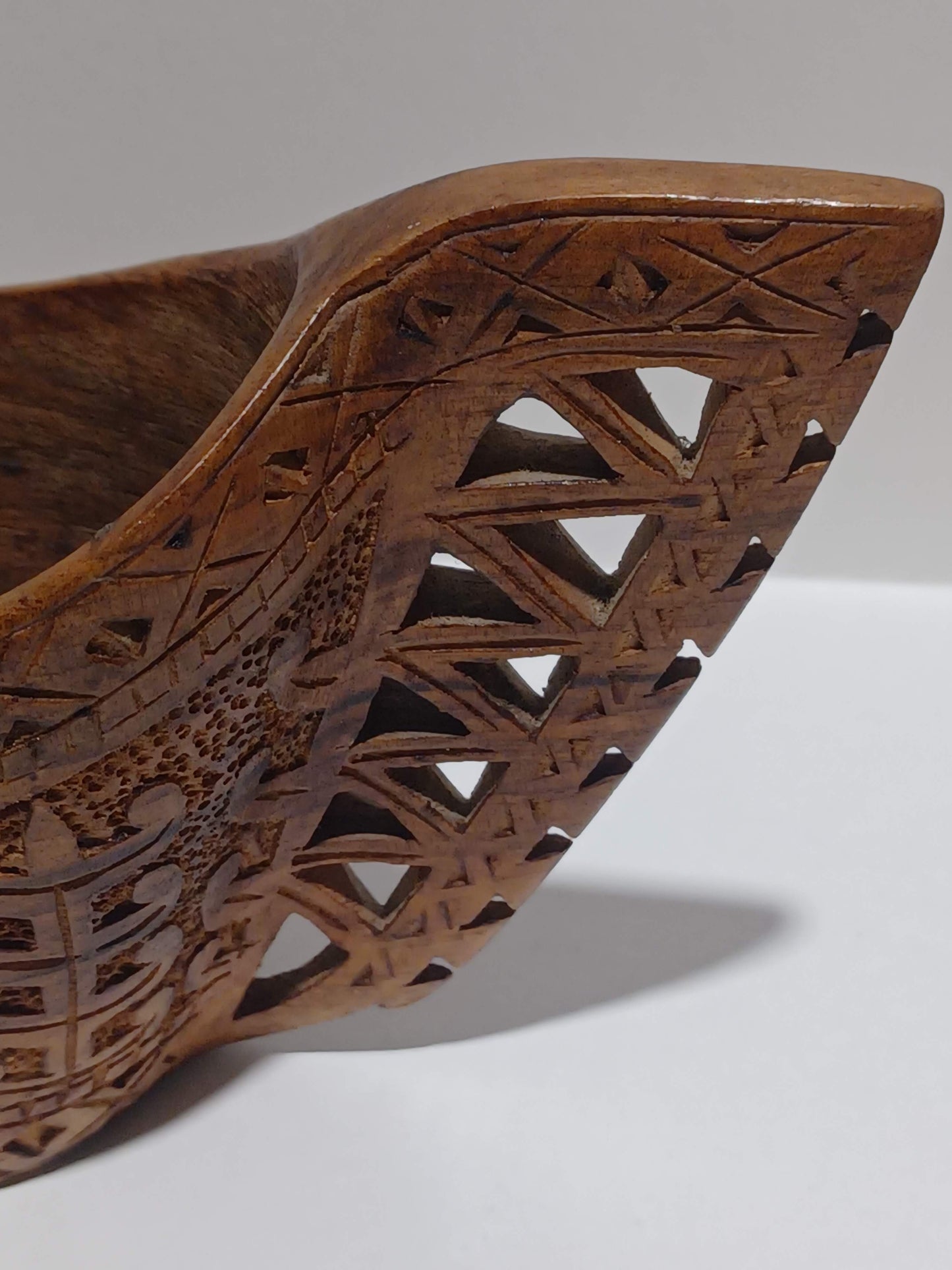 Vintage Yugoslavia Wood Carved Cup - Bowl N2YS31
