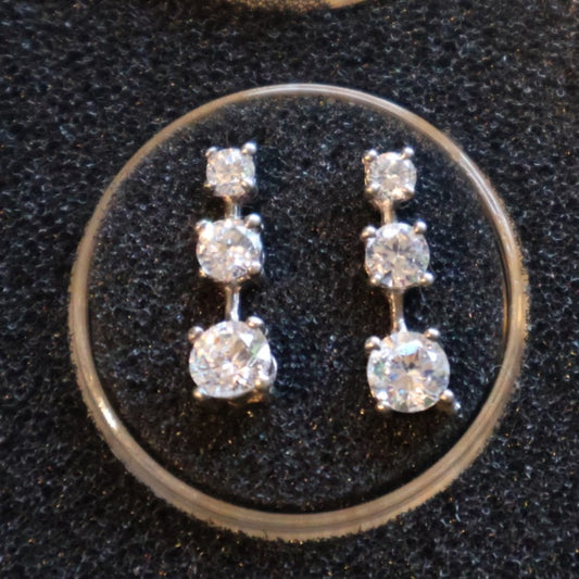 Sterling Silver 925 Post Gemstone Earrings