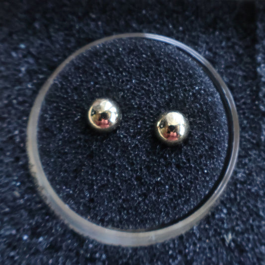 Sterling Silver 925 Gold Post Earrings