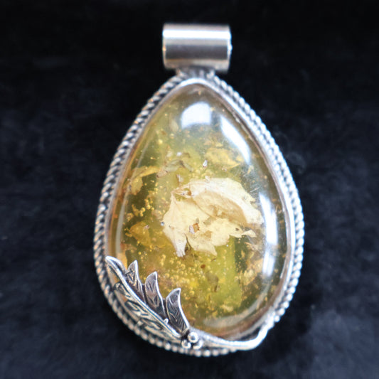 Sterling Silver 925 Gemstone Pendant $40