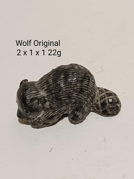 Wolf Original Soapstone Sculpture