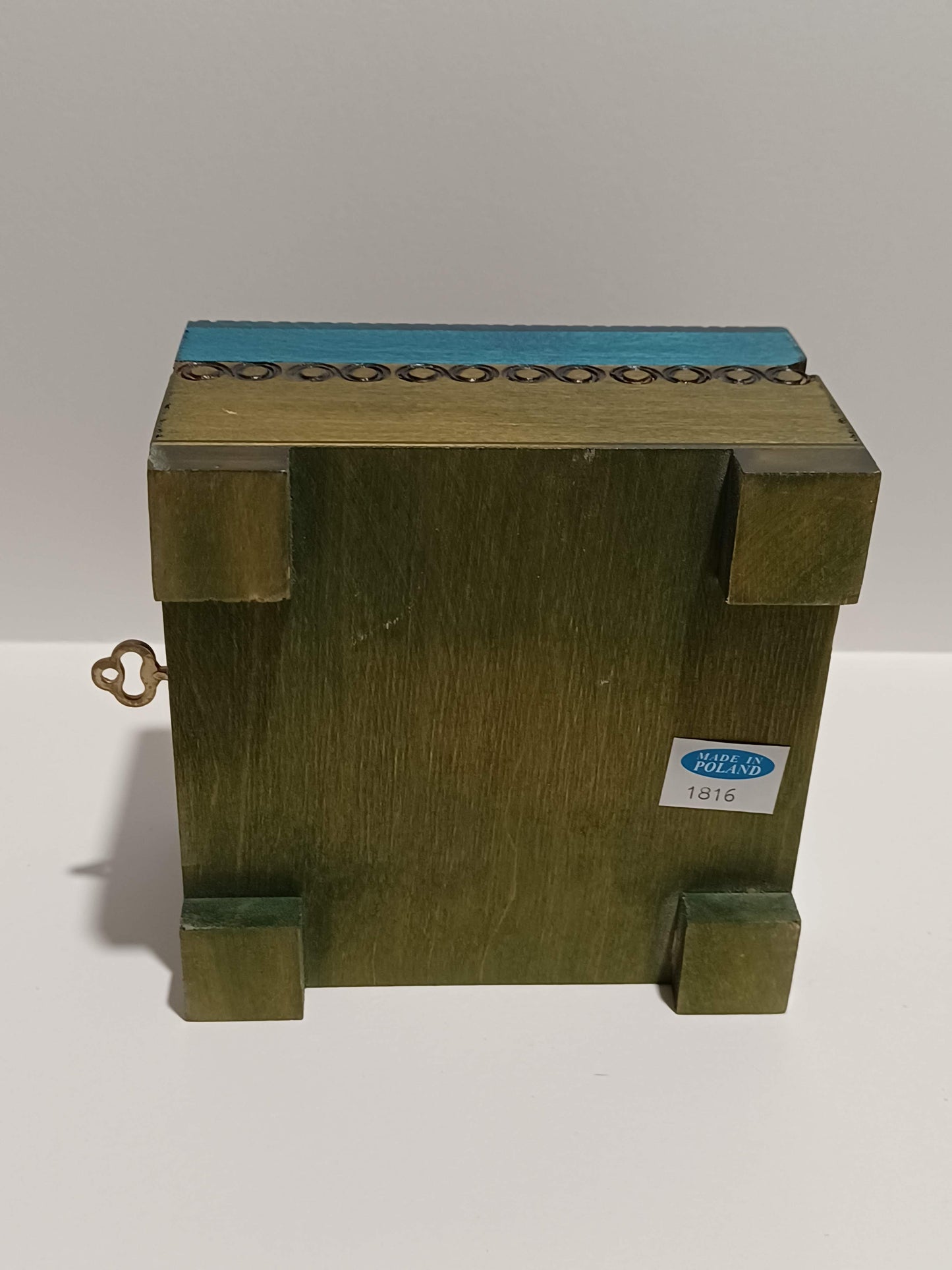 Wooden Sun Locking Box
