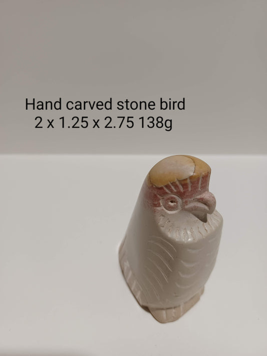 Vintage Kenya Besmo Soapstone Bird Carving