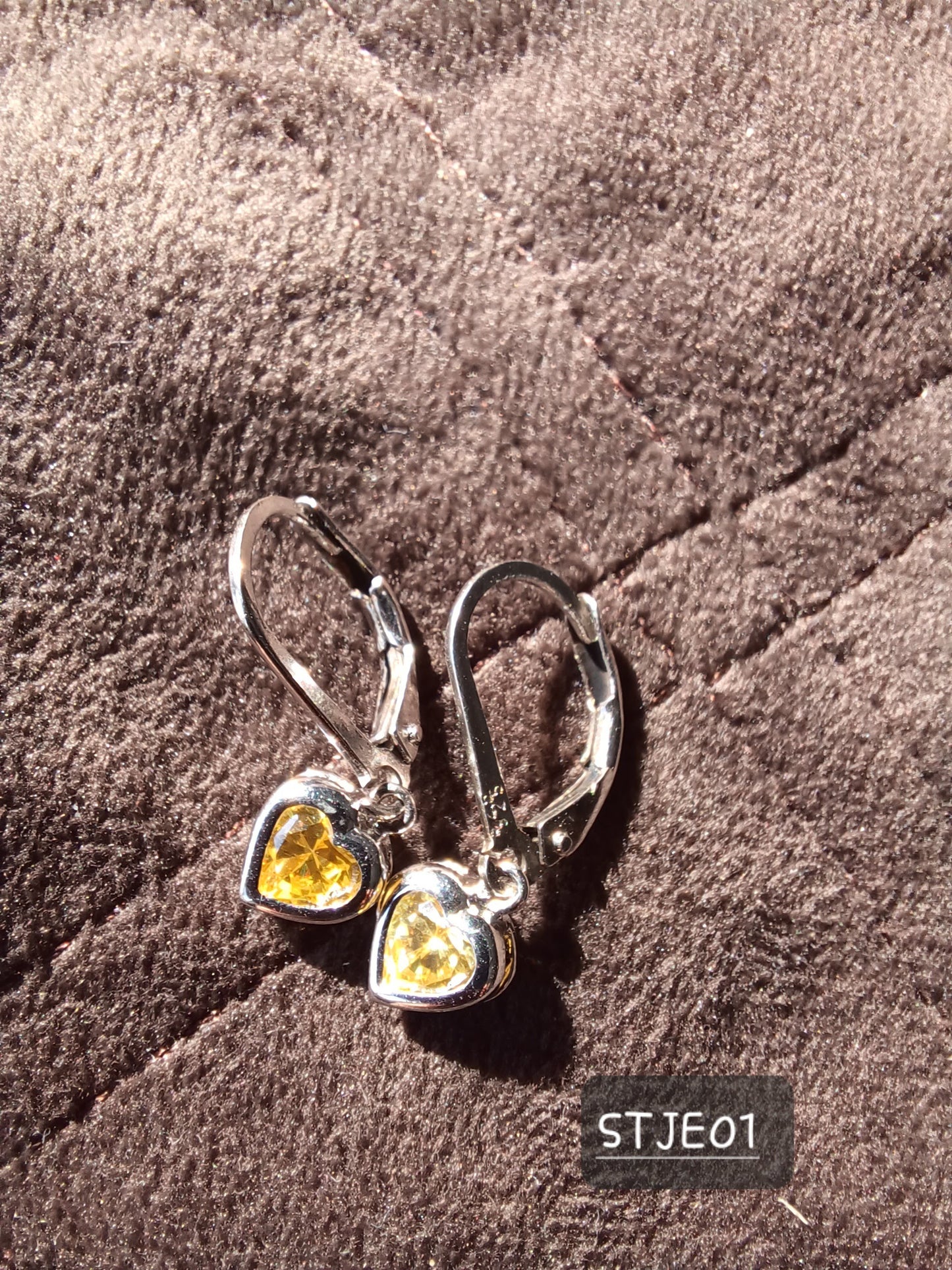 Sterling Silver and Gemstone Earrings