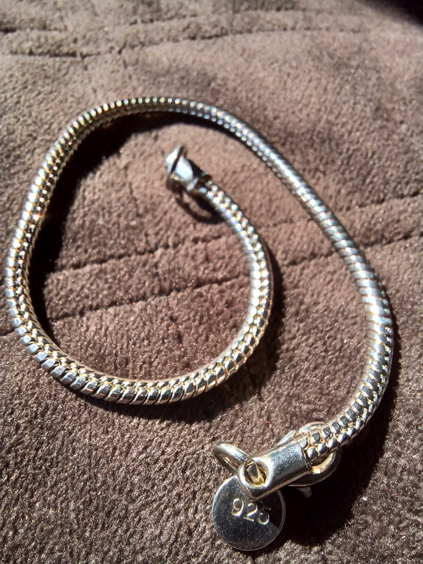 Sterling silver 925 charm bracelet