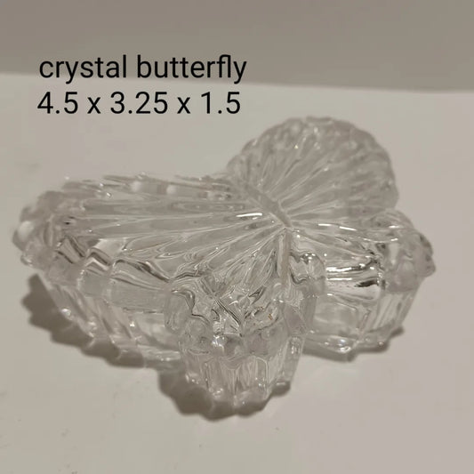 Crystal Butterfly Trinket Box