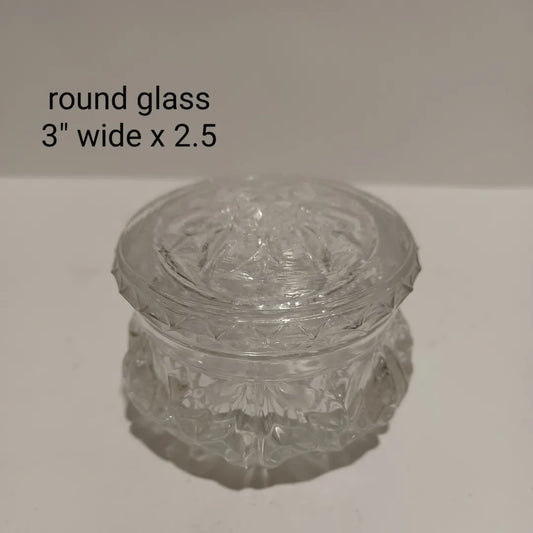 Round Crystal Trinket Box