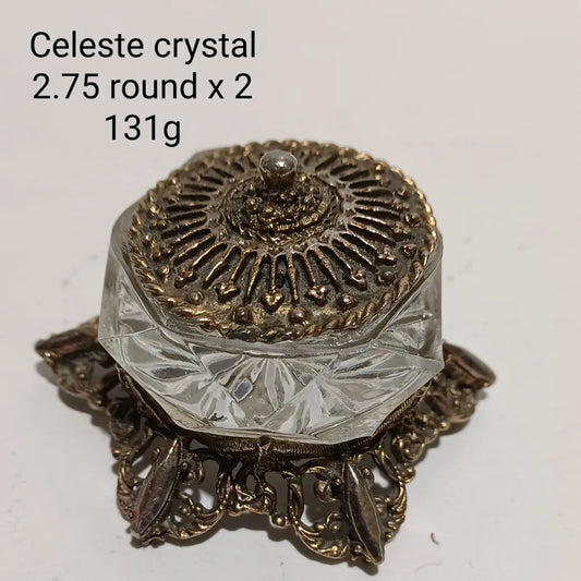Vintage Celeste Glass Dish
