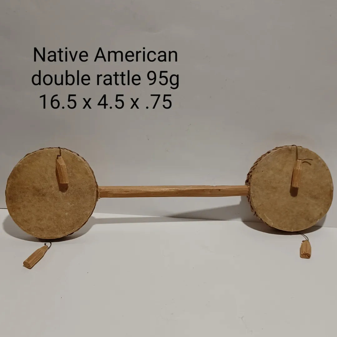 Vintage Native American Double Rattle