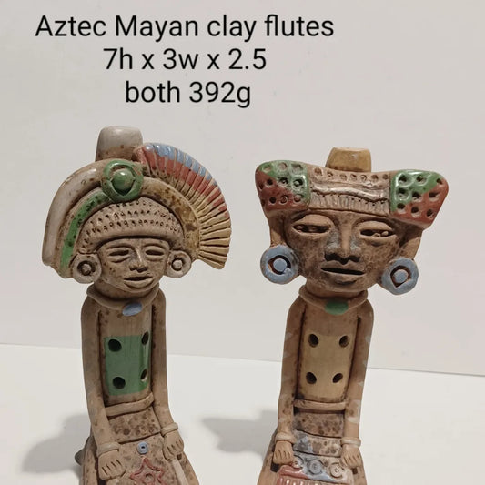 Aztec Mayan Clay Flutes