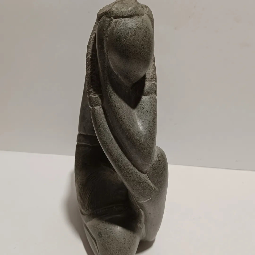 Hand  Carved Tribal Thinker