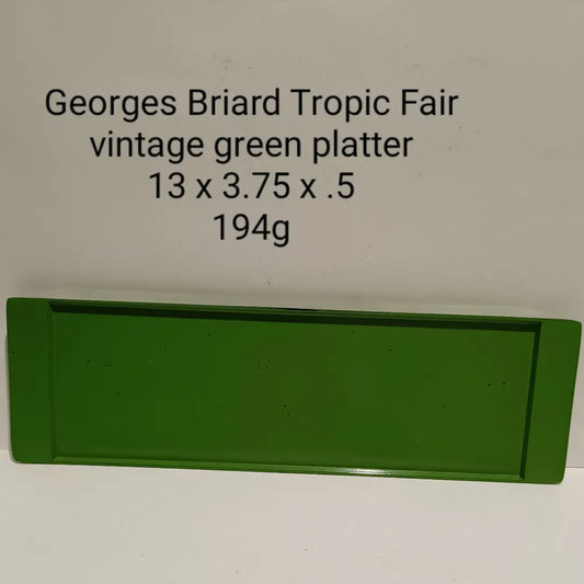 Georges Briard Tropic Fair Green Tray