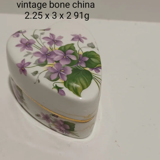 Canadian Bone China Jewelry holder